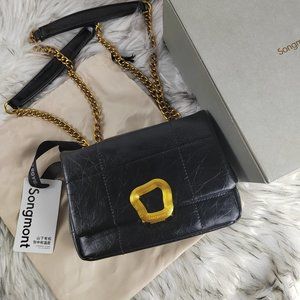 Songmont Mini Wonton Chocolate crossbody bag